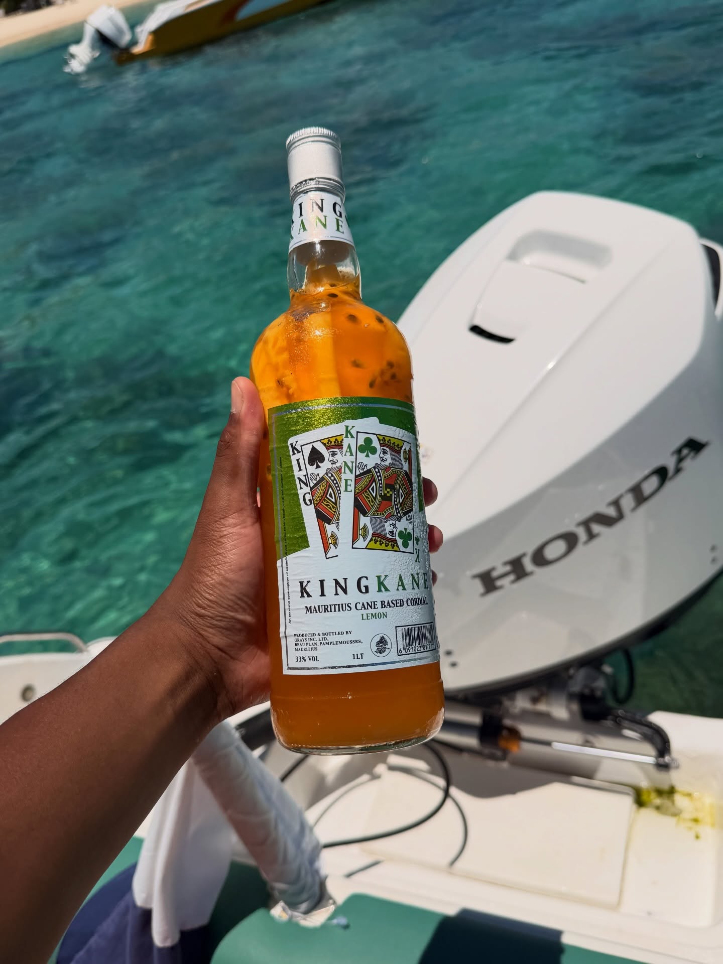 Coucher de soleil magique en mer